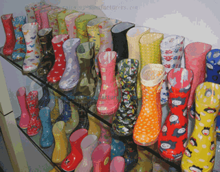 PVC 008 - PVC children rain boots cute rain boots